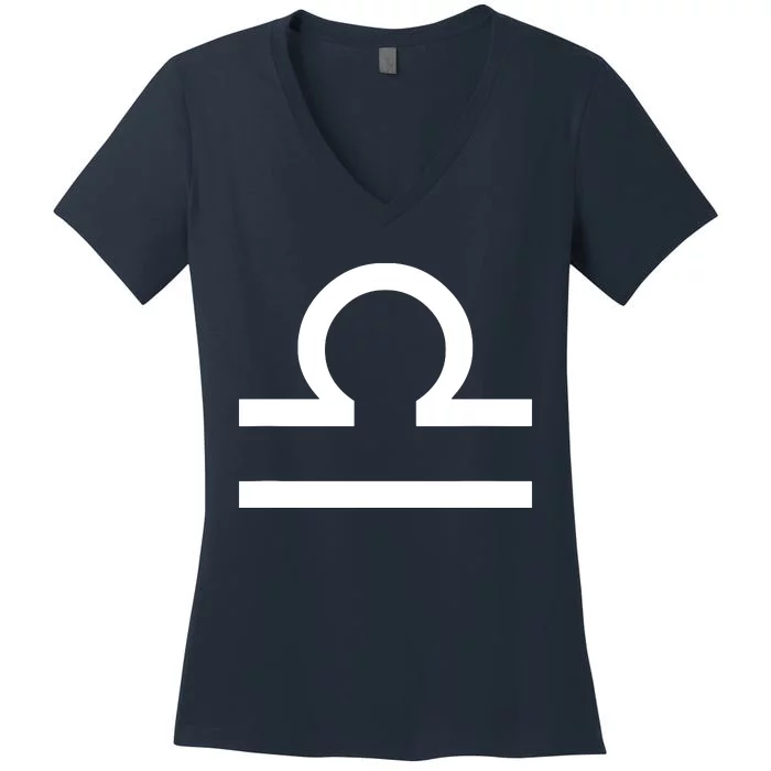 Libra Zodiac Women's V-Neck T-Shirt