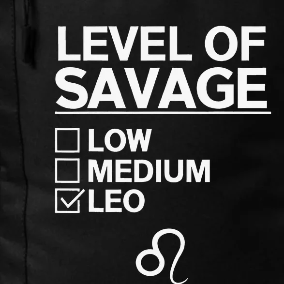 Leo Zodiac Merch Funny Awesome Leos Design Daily Commute Backpack