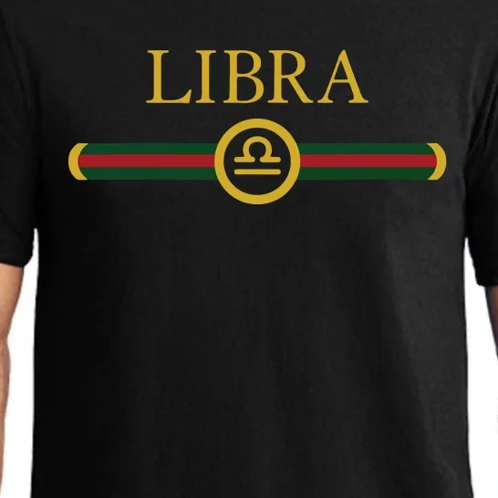 Libra Zodiac October Sep Birthday Graphic Art Libra Sign Pajama Set