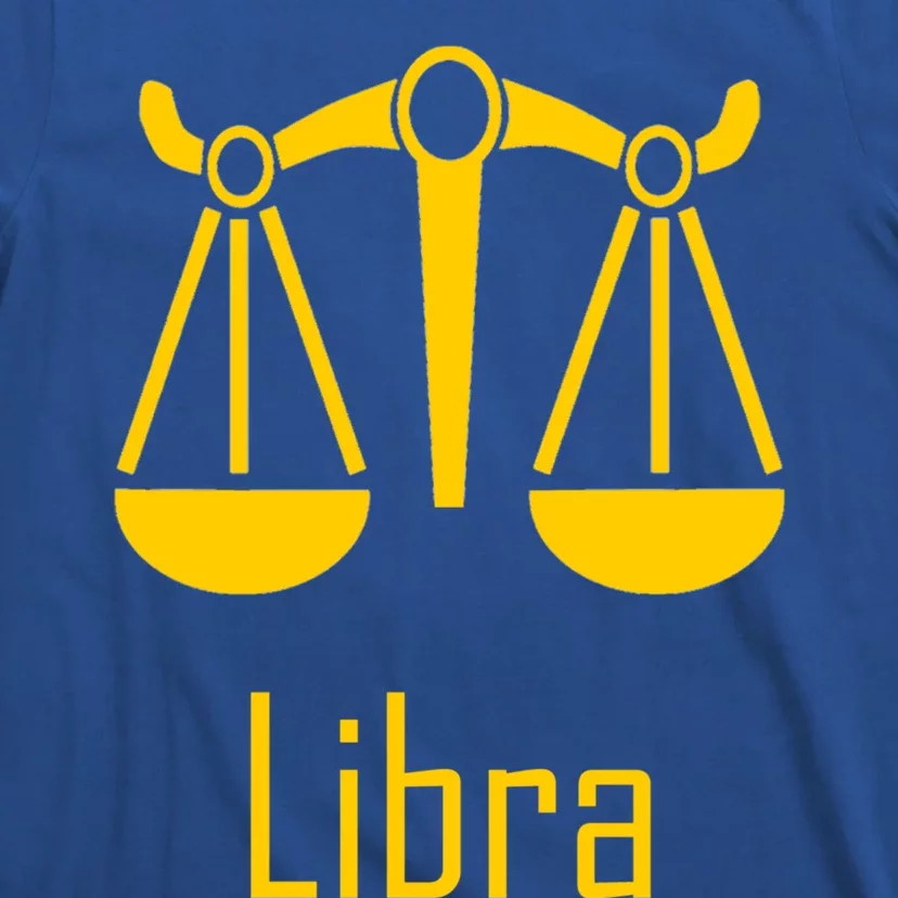 Libra Zodiac Scales Birthday Horoscope Sign Astrology Funny Gift T-Shirt