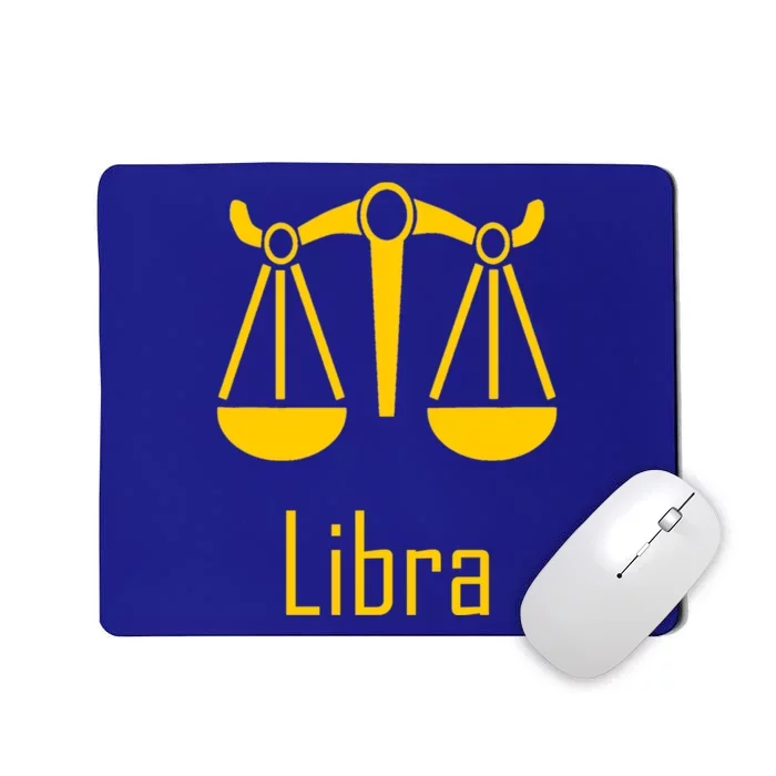 Libra Zodiac Scales Birthday Horoscope Sign Astrology Funny Gift Mousepad