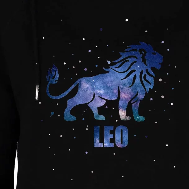 Leo Zodiac Sign Astrology Horoscope Womens Funnel Neck Pullover Hood