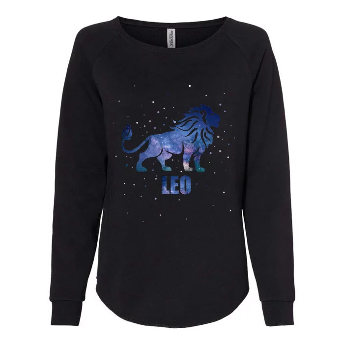 Leo Zodiac Sign Astrology Horoscope Womens California Wash Sweatshirt