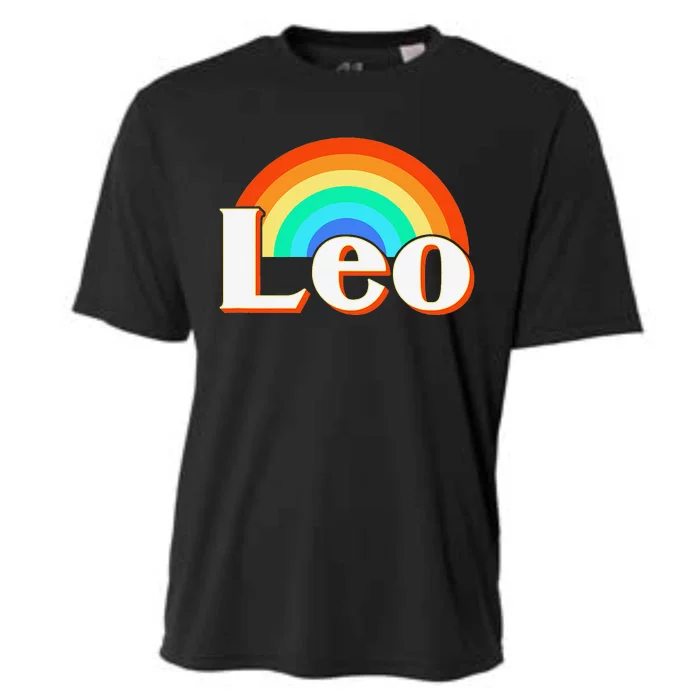 Leo Zodiac Sign Cooling Performance Crew T-Shirt