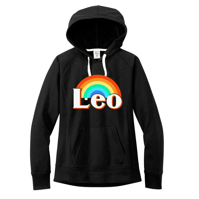 Leo Zodiac Sign Women's Fleece Hoodie