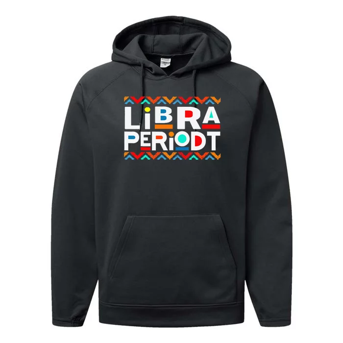 Libra Zodiac September 23 October 22 Birthday Performance Fleece Hoodie