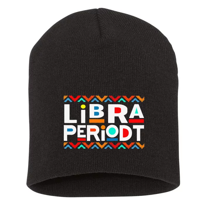 Libra Zodiac September 23 October 22 Birthday Short Acrylic Beanie