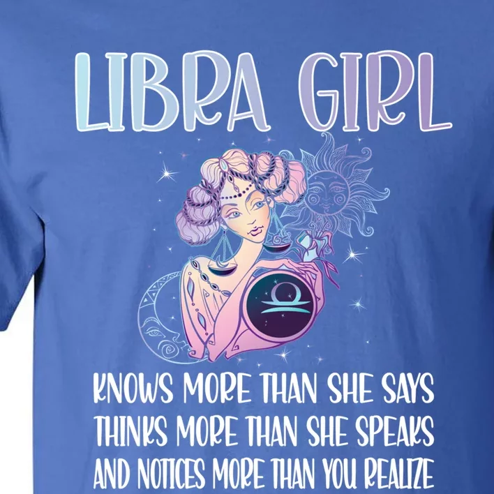 Libra Zodiac Sign Libra Horoscope Astrology Meaningful Gift Tall T-Shirt