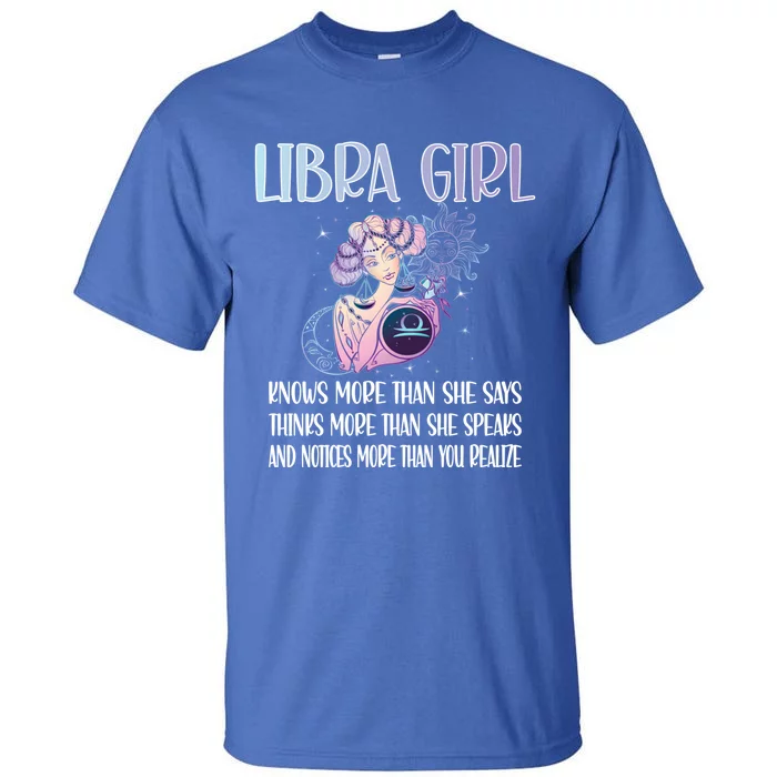 Libra Zodiac Sign Libra Horoscope Astrology Meaningful Gift Tall T-Shirt