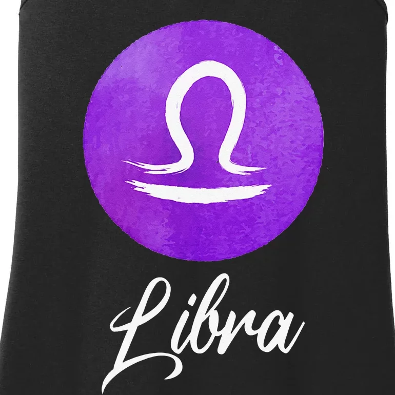 Libra Zodiac Sign Ladies Essential Tank