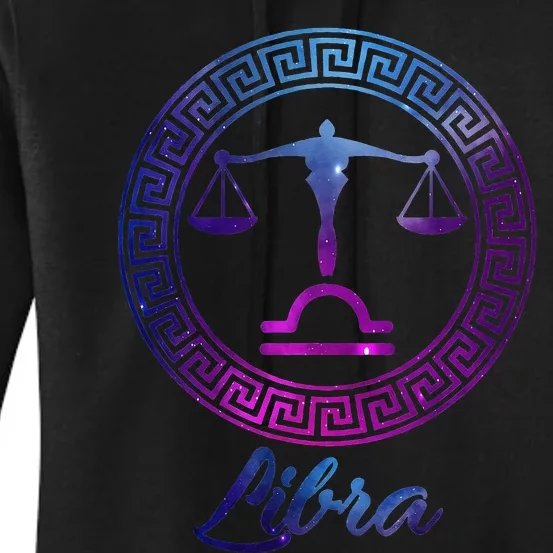 Libra Zodiac Sign Women's Pullover Hoodie