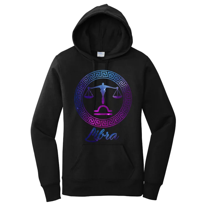 Libra Zodiac Sign Women's Pullover Hoodie