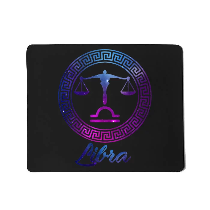 Libra Zodiac Sign Mousepad