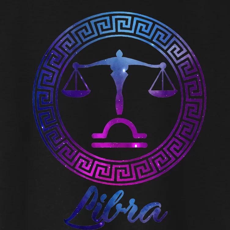 Libra Zodiac Sign Women's Crop Top Tee