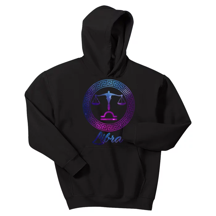 Libra Zodiac Sign Kids Hoodie