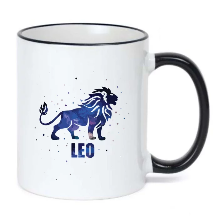 Leo Zodiac Sign Astrology Horoscope Black Color Changing Mug