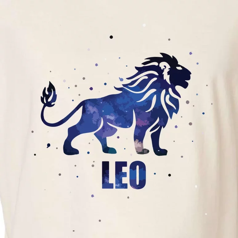 Leo Zodiac Sign Astrology Horoscope Garment-Dyed Women's Muscle Tee