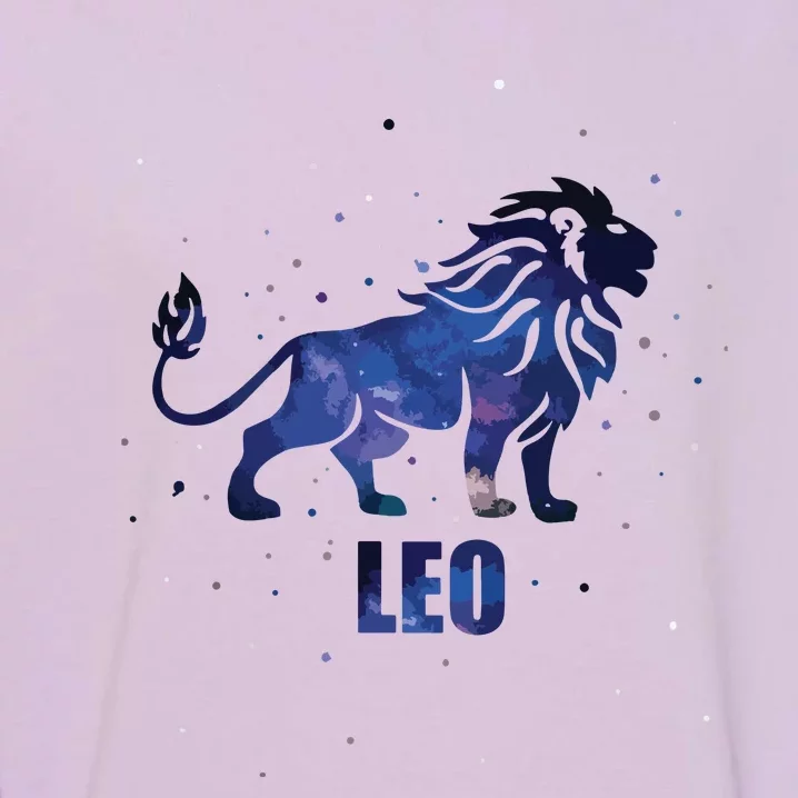 Leo Zodiac Sign Astrology Horoscope Garment-Dyed Sweatshirt