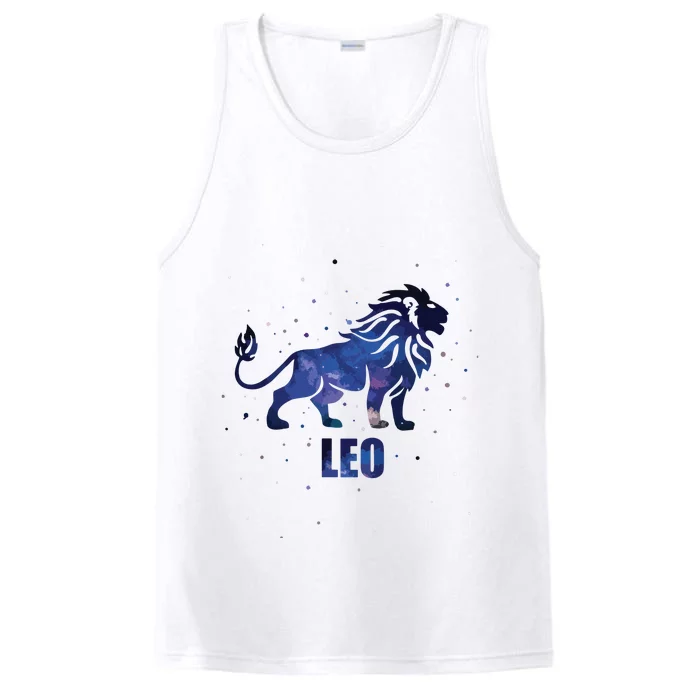 Leo Zodiac Sign Astrology Horoscope Performance Tank