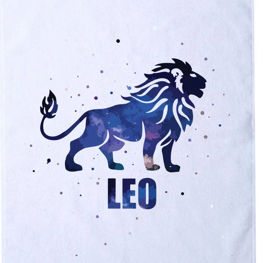 Leo Zodiac Sign Astrology Horoscope Platinum Collection Golf Towel