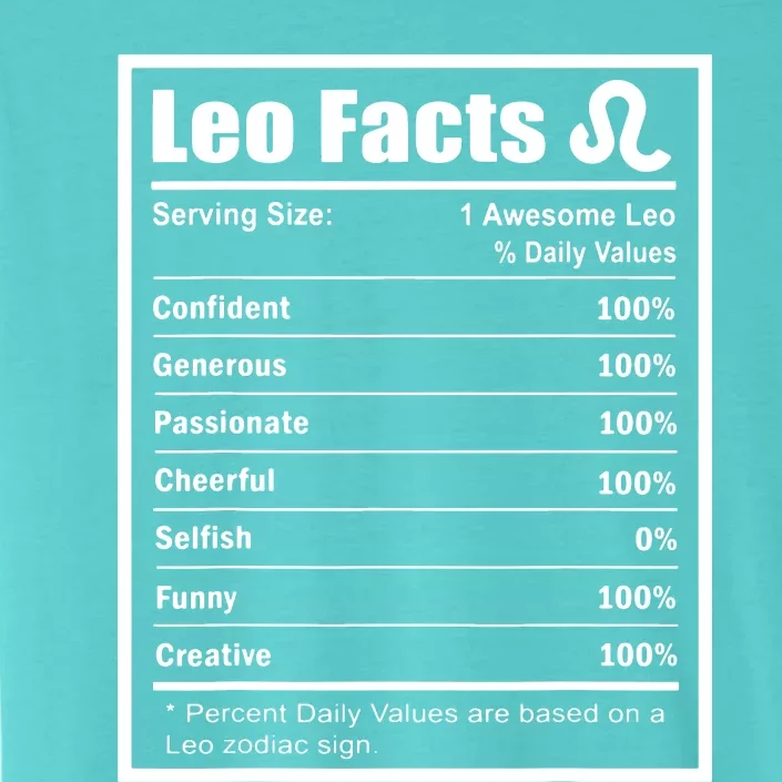 Leo Zodiac Sign Fun Facts Shirts Men Women Birthday ChromaSoft Performance T-Shirt