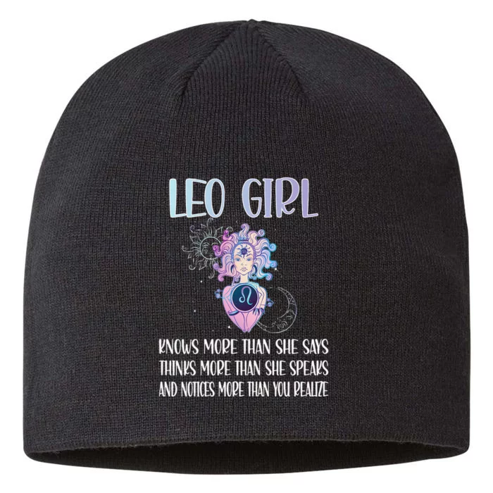 Leo Zodiac Sign Leo Horoscope Astrology July August 8 1/2in Sustainable Knit Beanie