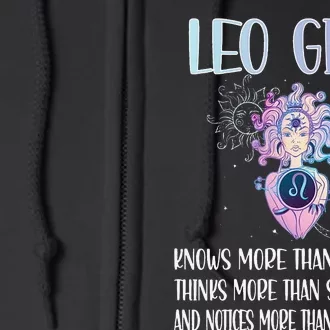 Leo Zodiac Sign Leo Horoscope Astrology July August Full Zip Hoodie