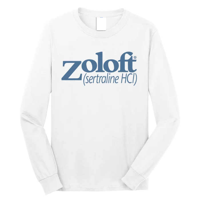 Limited Zoloft Sertraline Hcl Long Sleeve Shirt