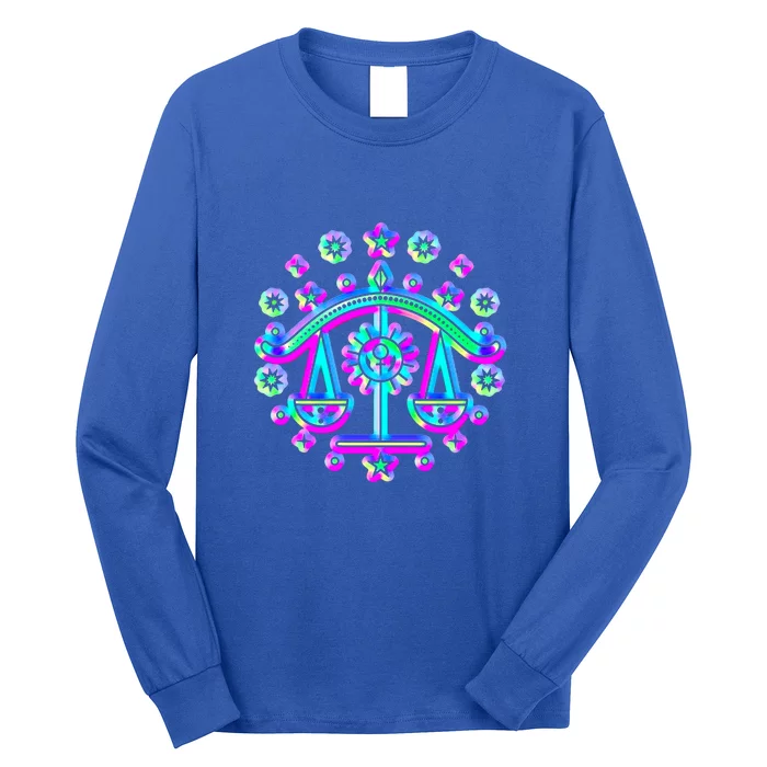 Libra Zodiac Sign Funny Gift Long Sleeve Shirt