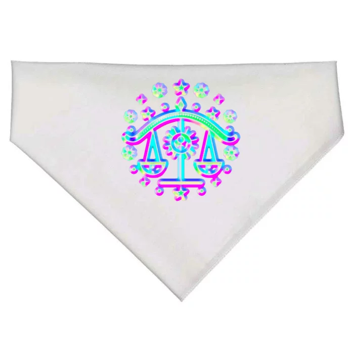 Libra Zodiac Sign Funny Gift USA-Made Doggie Bandana