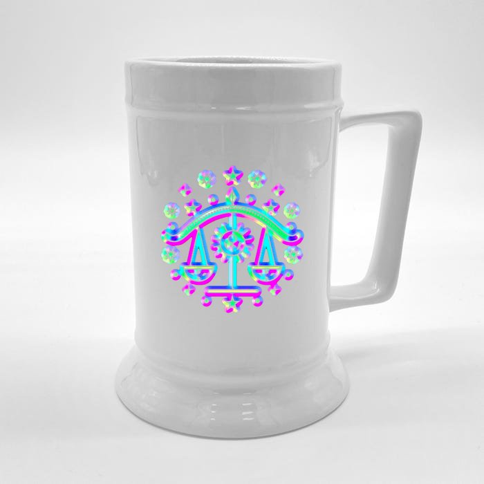 Libra Zodiac Sign Funny Gift Front & Back Beer Stein