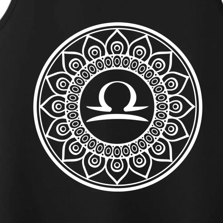 Libra Zodiac Symbol Birthday Astrology Horoscope Sign Gift Performance Tank