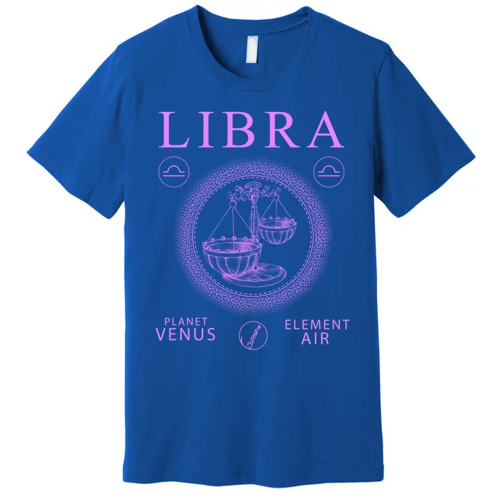 Libra Zodiac Sign Great Gift Premium T-Shirt