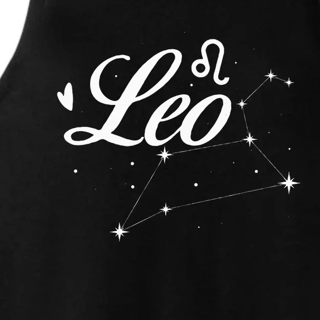 Leo Zodiac Sign Astrology Astrologer Horoscope Ladies Tri-Blend Wicking Tank