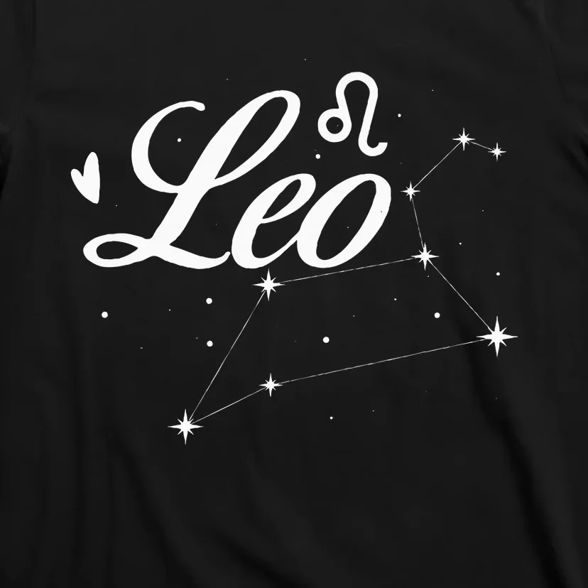 Leo Zodiac Sign Astrology Astrologer Horoscope T-Shirt