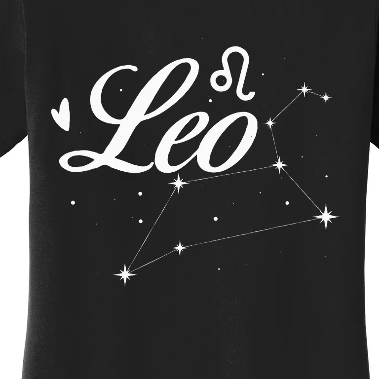 Leo Zodiac Sign Astrology Astrologer Horoscope Women's T-Shirt