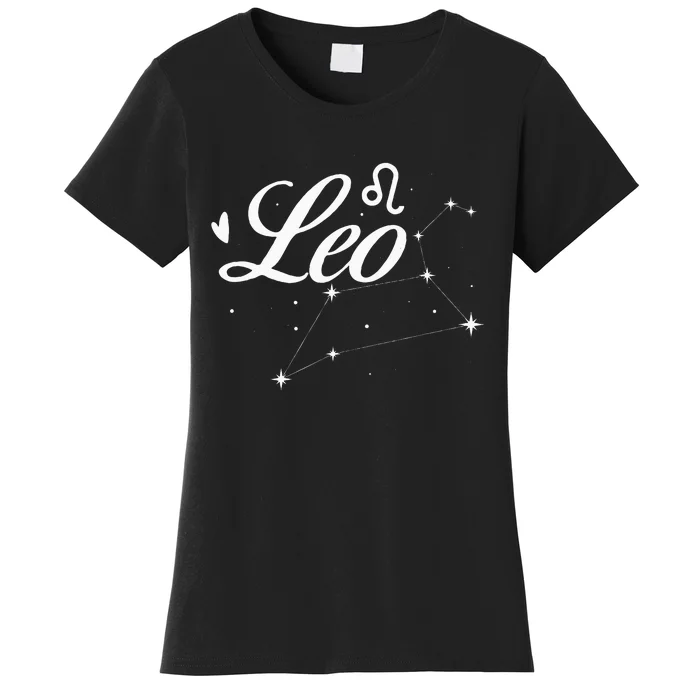 Leo Zodiac Sign Astrology Astrologer Horoscope Women's T-Shirt