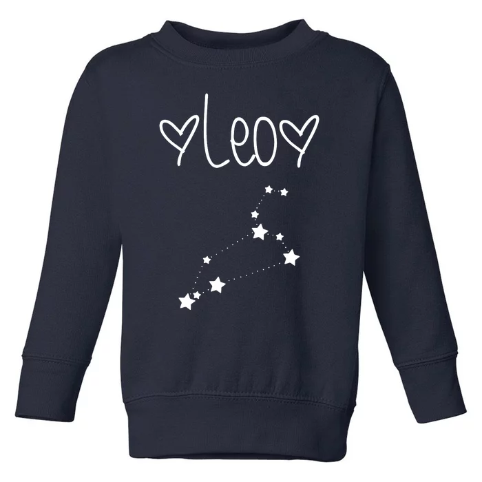 Leo Zodiac Sign Horoscope Astrology July August Birthday Toddler Sweatshirt