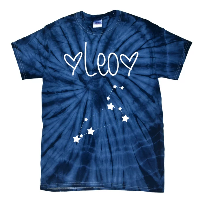 Leo Zodiac Sign Horoscope Astrology July August Birthday Tie-Dye T-Shirt