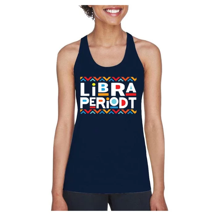 Libra Zodiac Shirts September 23 October 22 Birthday Women's Racerback Tank