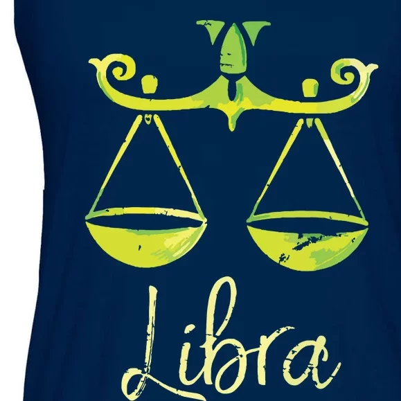 Libra Zodiac Sign Ladies Essential Flowy Tank