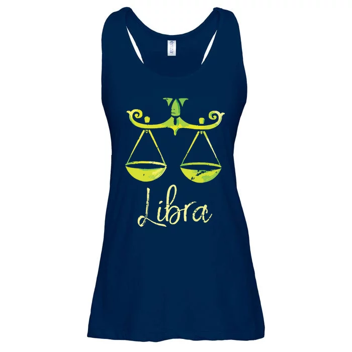 Libra Zodiac Sign Ladies Essential Flowy Tank