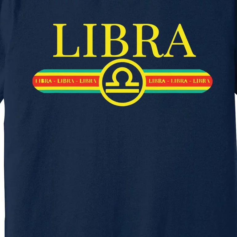 Libra Zodiac Sign Astrology Horoscope Fashion Premium T-Shirt