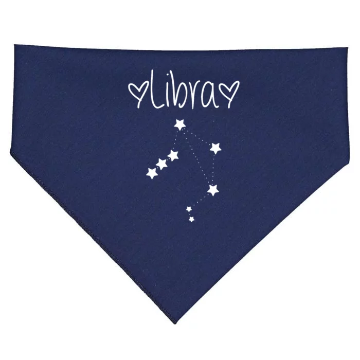 Libra Zodiac Sign Horoscope Stars September October Birthday USA-Made Doggie Bandana