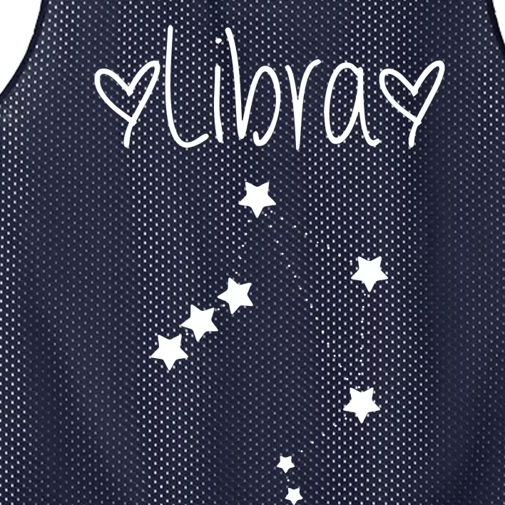 Libra Zodiac Sign Horoscope Stars September October Birthday Mesh Reversible Basketball Jersey Tank