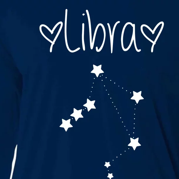 Libra Zodiac Sign Horoscope Stars September October Birthday Cooling Performance Long Sleeve Crew