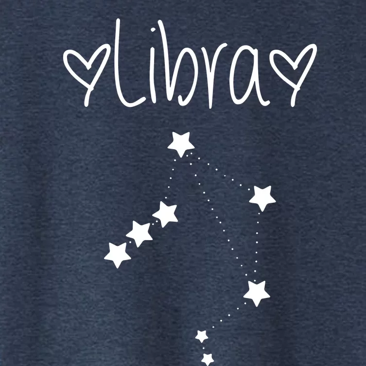 Libra Zodiac Sign Horoscope Stars September October Birthday Women's Crop Top Tee