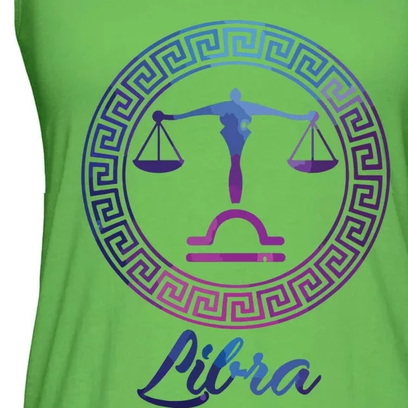 Libra Zodiac Sign Ladies Essential Flowy Tank