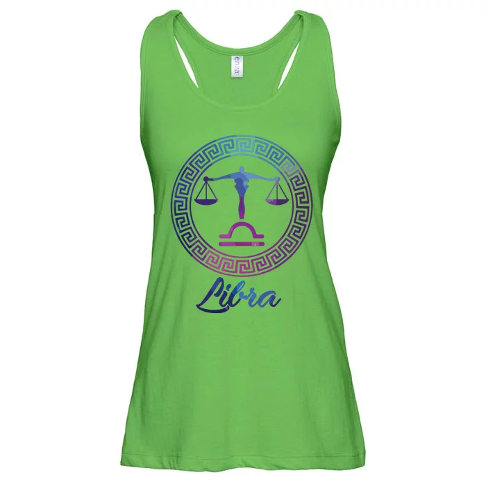 Libra Zodiac Sign Ladies Essential Flowy Tank