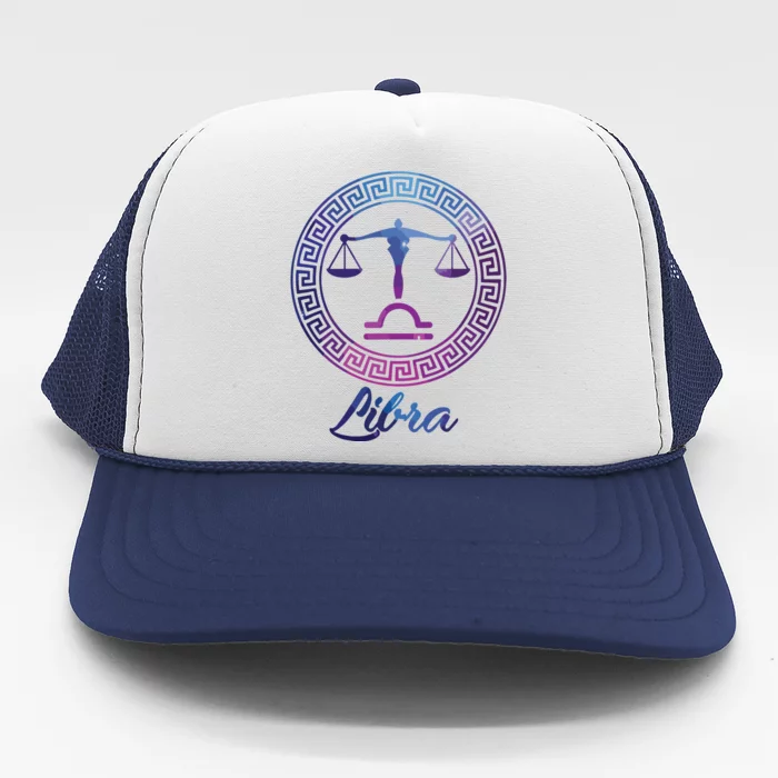 Libra Zodiac Sign Trucker Hat